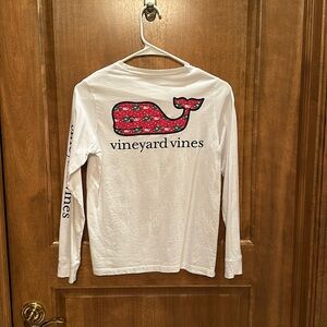 Boys size S, Vineyard Vines, Christmas Whale long sleeve t-shirt